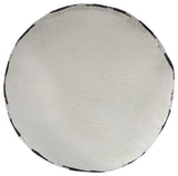 Modern Geometric Medallion Pouf Ottoman
