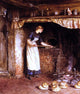 Helen Allingham Baking Bread, 20"x25" Wall Decal