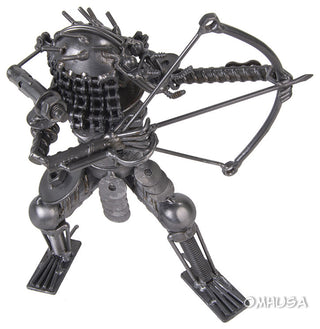 Metal Predator With Bow and Arrow