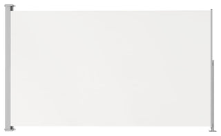 vidaXL Retractable Side Awning Folding Privacy Screen Outdoor Divider Wall Black