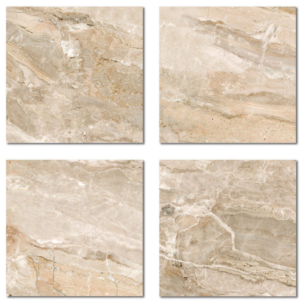 6"x6" Upscale Designs Custom Glass Wall Tile, Set of 32