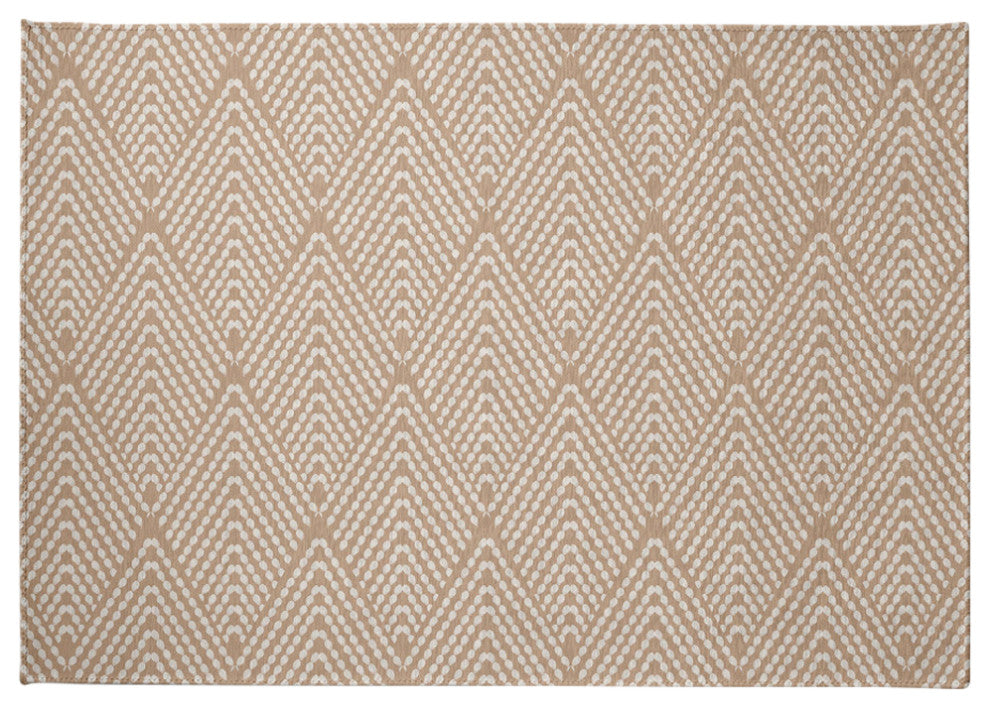 Lifeflor Diamond Spring Chenille Rug, Basswood Brown, 5'x7'