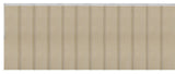 Aldi 12-Panel Track Extendable Vertical Blinds 140-260"W