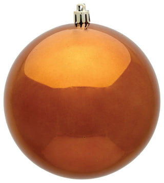 Vickerman N590888Dsv 3" Copper Shiny Ball Ornament, 12 Per Bag