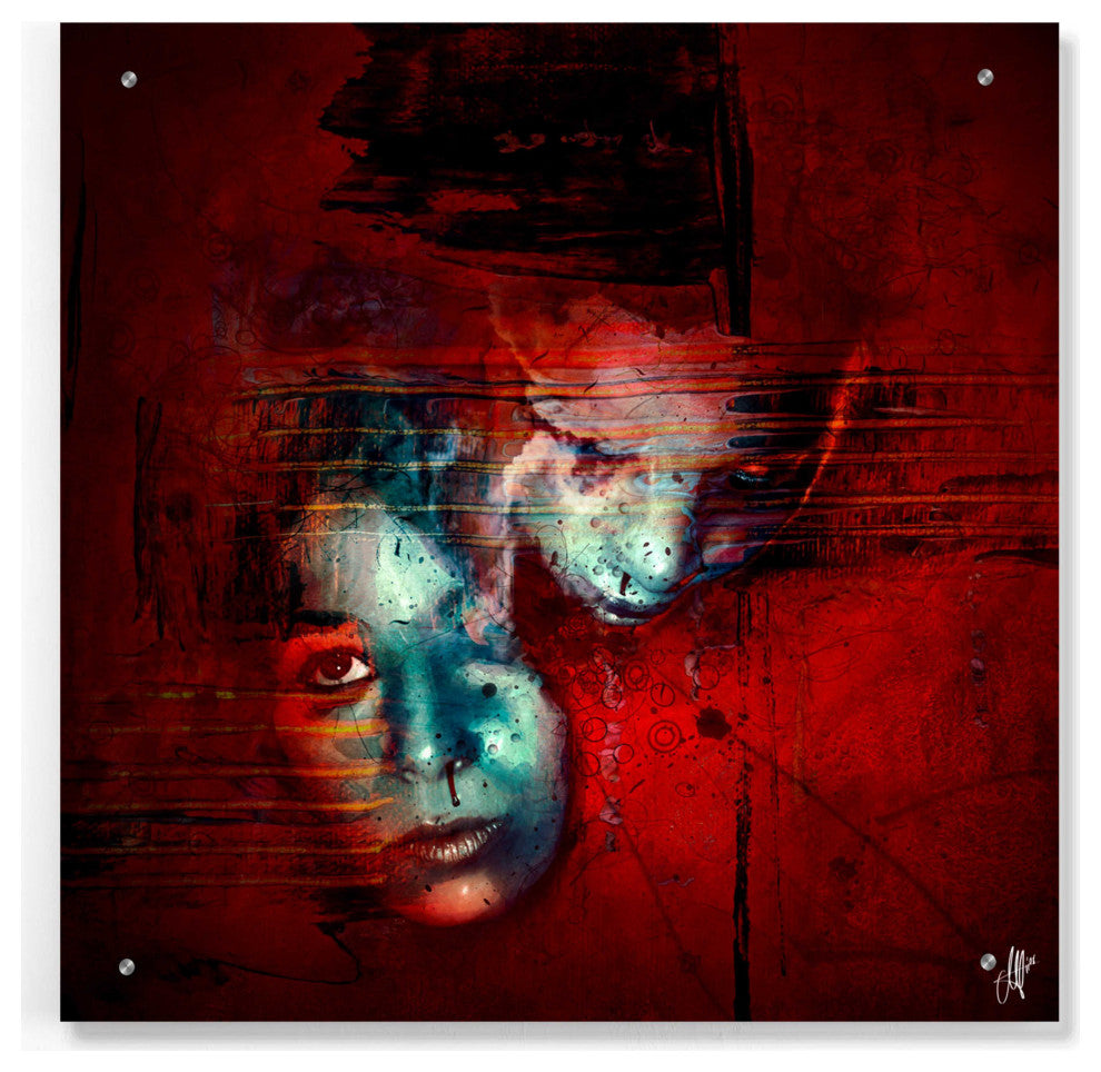 Epic Art 'Ex Empathika' by Mario Sanchez Nevado, Acrylic Glass Wall Art, 24"x24"