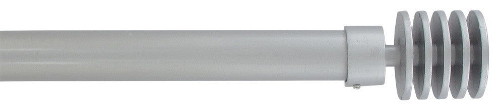 Extendable Curtain Rod Set 49 to 82 L -Diam