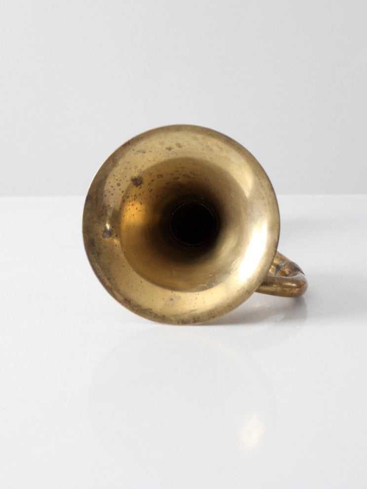 Consigned, Vintage Brass Bulb Horn