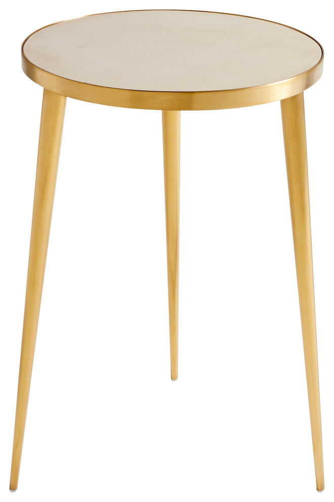 Dresden Side Table, Gold