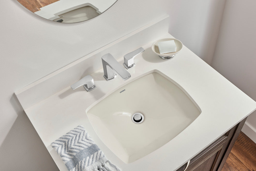 Tribune 2H Widespread Bath Faucet, 50/50 Pop-Up Drain 1.2gpm, Chrome