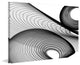 "Abstract Black and White 21-40-58" Print on Canvas by Irena Orlov