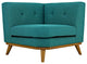 Modern Teal Engage Corner Sofa
