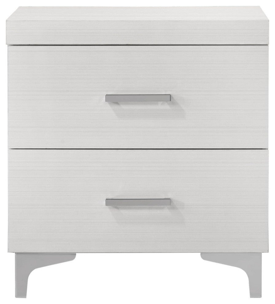 Bd00645, Nightstand, White Finish, Casilda