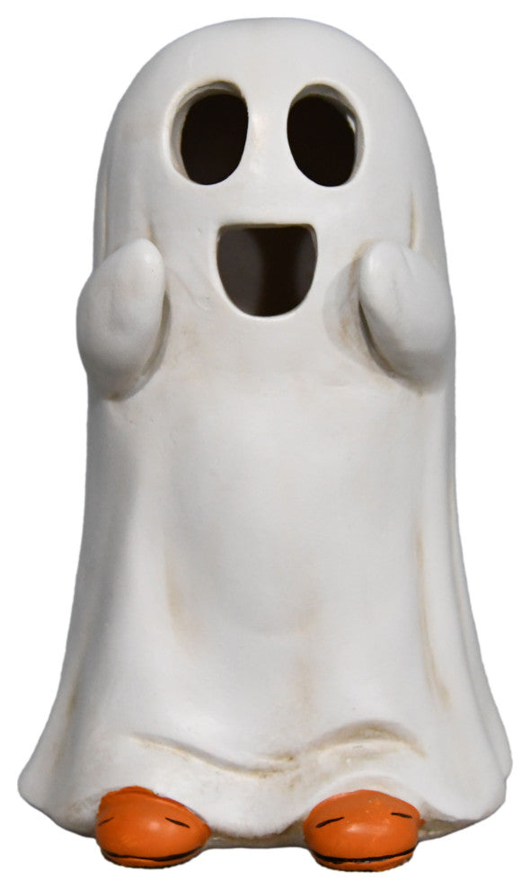 Ghost Light Up LED Halloween Figurine 6"