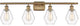 Innovations 516-4W-BB-G652-6 4-Light Bath Vanity Light, Brushed Brass