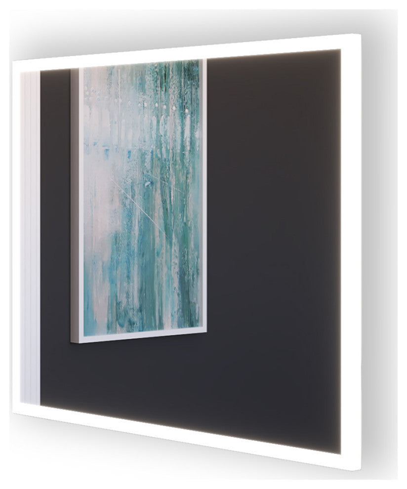 Smart Lisa Dimmable LED Bathroom Mirror With Voice Control, 24"x30"