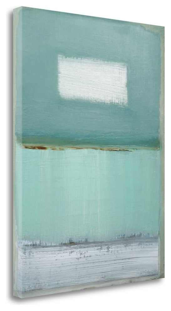 "Azure Blue I" By Caroline Gold, Giclee Print on Gallery Wrap Canvas