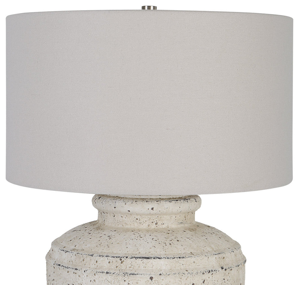 Uttermost Artifact Aged Stone Table Lamp