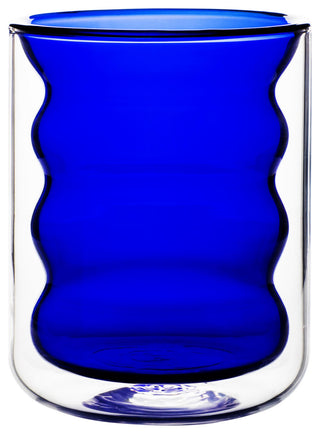 Waves Blue Water Glass, Set of 4