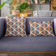 Plutus Multi-Color Lights Diamond Luxury Throw Pillow, 20"x20"