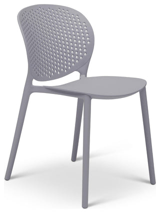 Metro Bailey Side Chair, Set of 4 Light Grey Seat