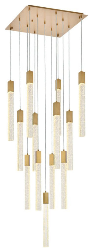 Elegant Lighting 2066G26 Weston 13 Light 26"W LED Crystal Multi - Chrome