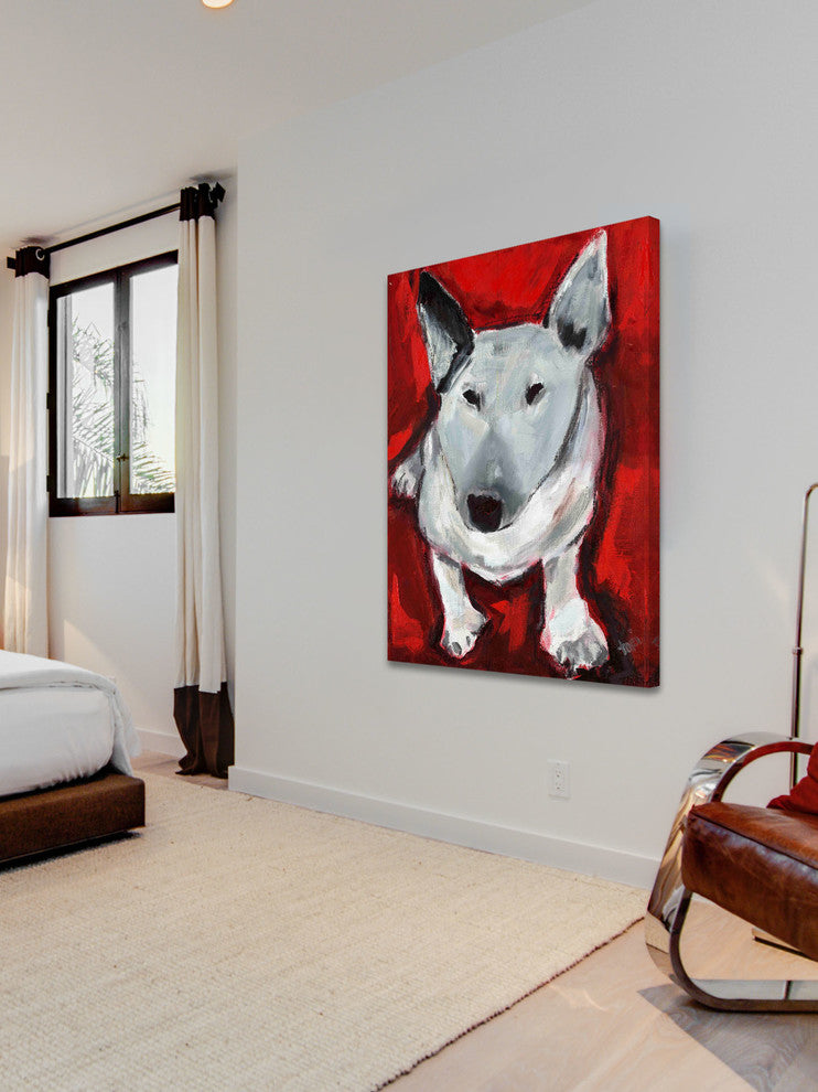 "T DoG" Painting Print on Canvas by Tori Campisi