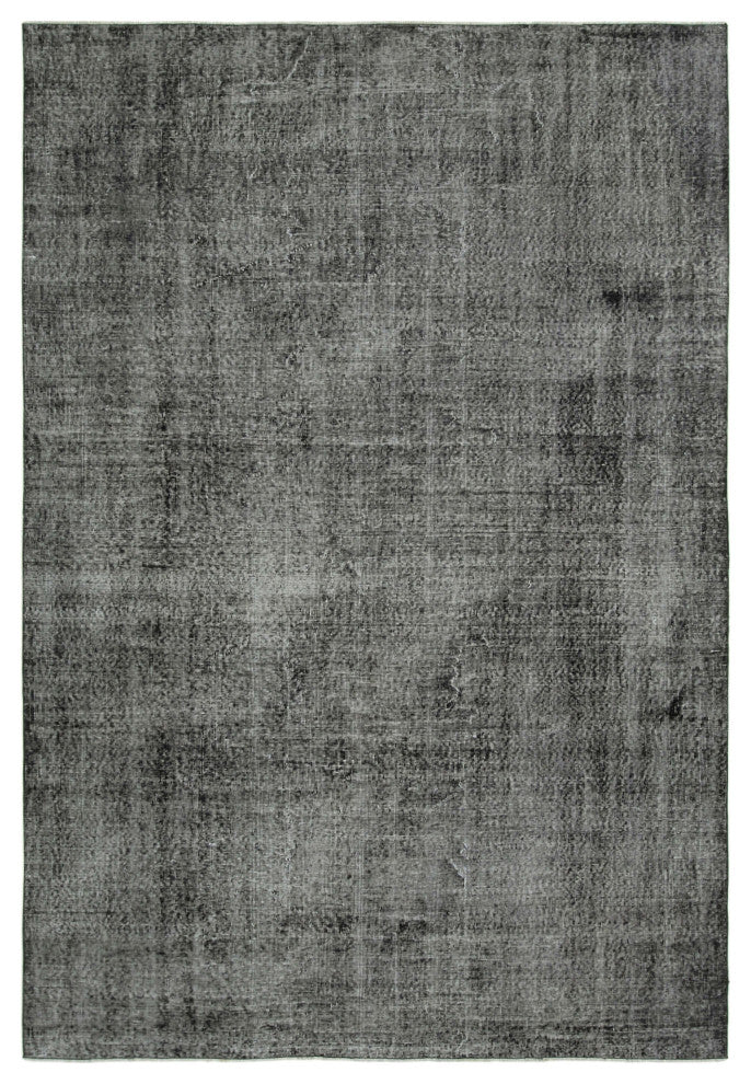 Rug N Carpet - Handmade Oriental 6' 9" x 9' 10" Decorative Overdyed Area Rug