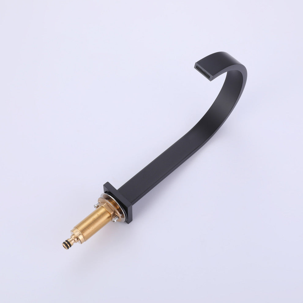Two-Handle Widespread High Arc Bathroom Faucet