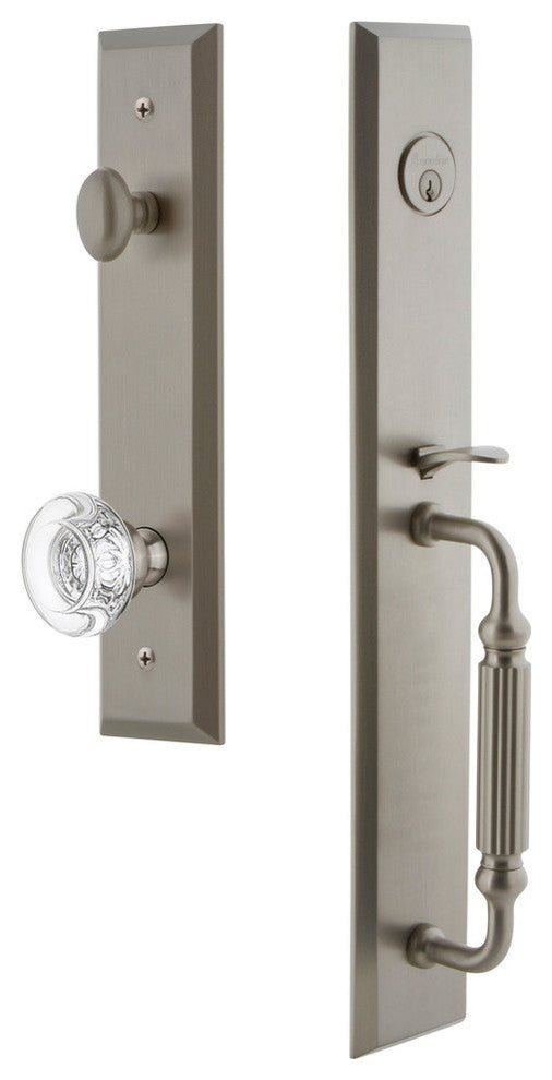 Fifth Avenue 1-Piece Dummy Handleset, F Grip and Bordeaux Knob, 849331
