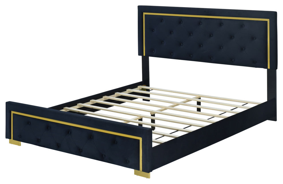 Gewnee Queen Size Upholstered Platform Bed
