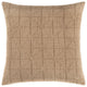 Surya Winona Beige Pillow Shell With Polyester Insert 20"H X 20"W