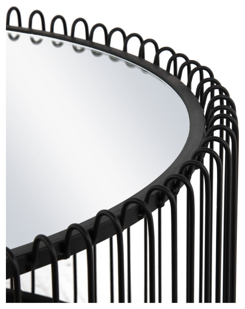 Contemporary Pool Side Table - Black