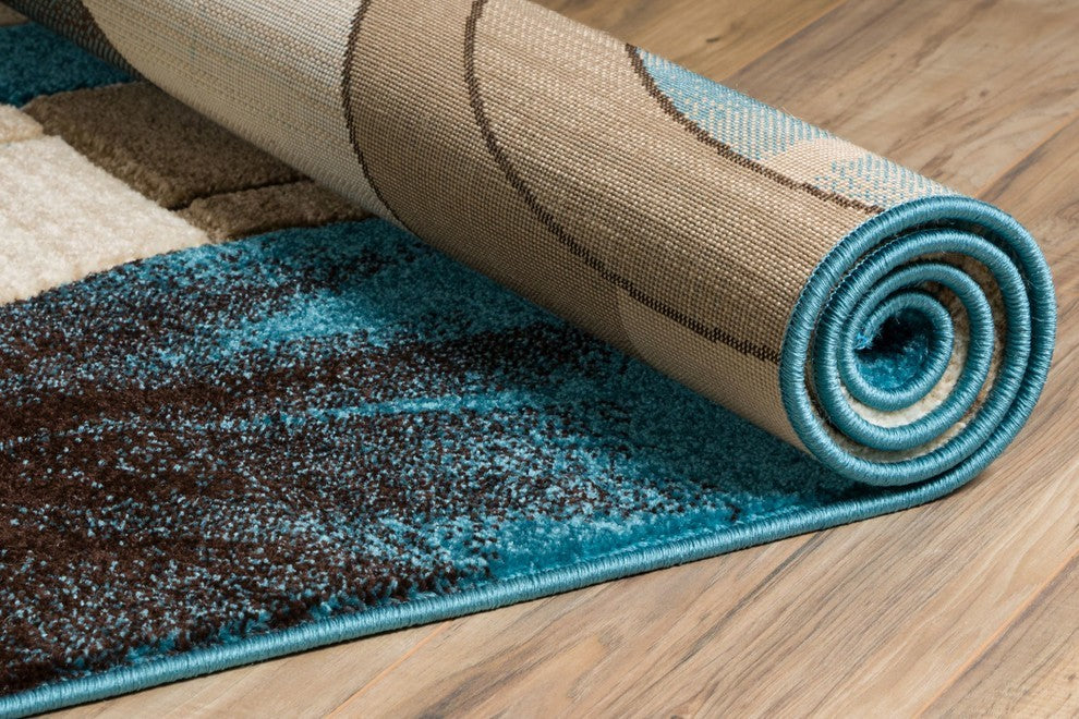 Well Woven Ruby Blue Area Rug, 5'3"x7'3"