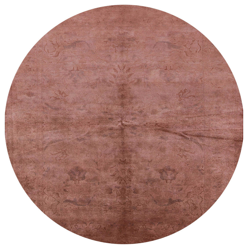 Ahgly Company Indoor Round Mid-Century Modern Area Rugs, 7' Round