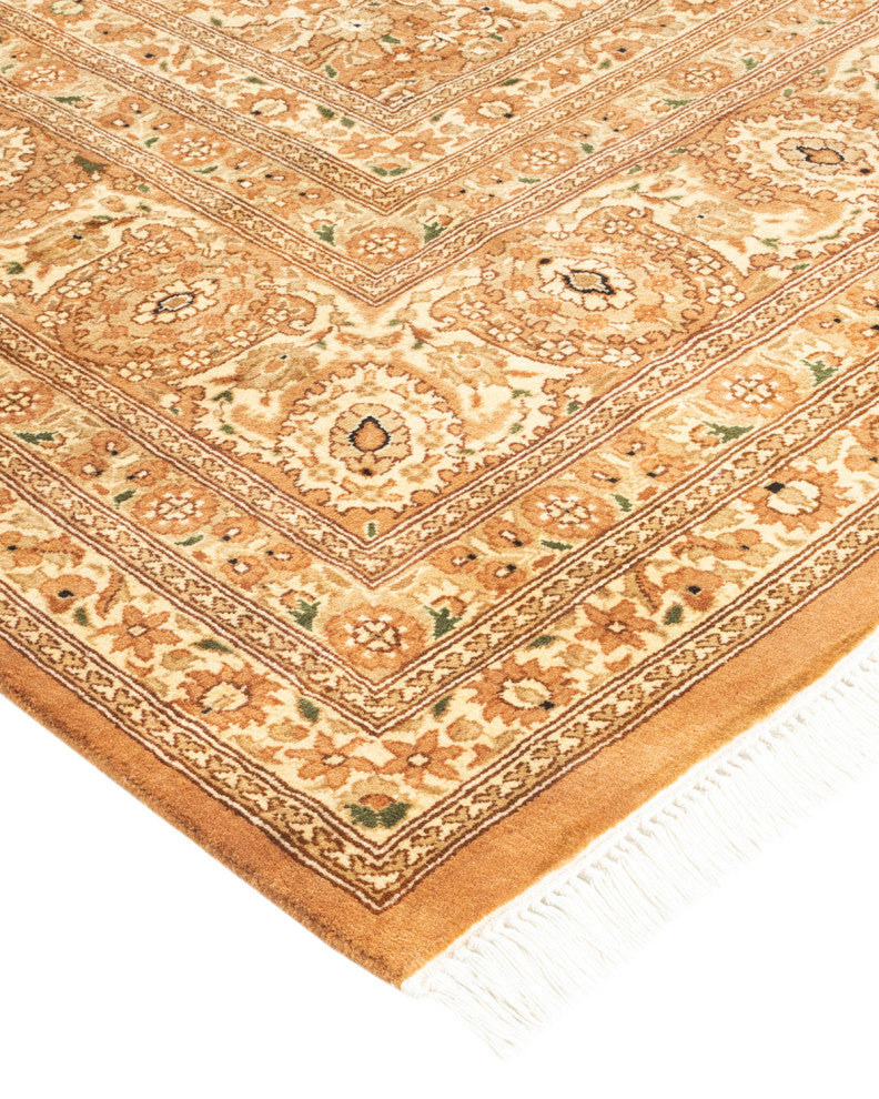 Mogul, One-of-a-Kind Hand-Knotted Area Rug Yellow, 6' 1" x 9' 7"