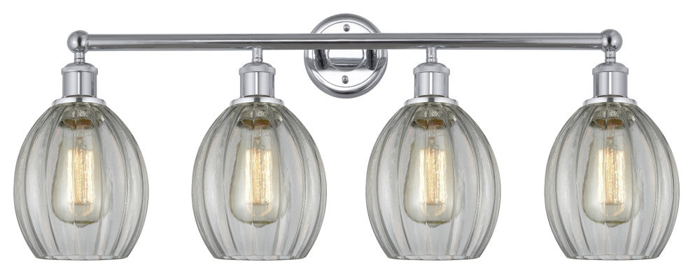 Innovations 616-4W-PC-G82 Eaton 4 Light Bath Vanity Light, Polished Chrome