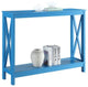 Convenience Concepts Oxford Console Table in Blue Wood Finish
