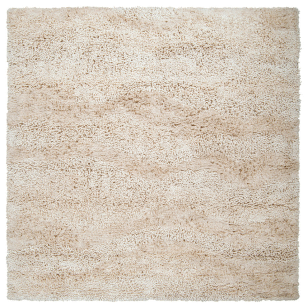 Surya Berkley BRK-3300 Shag Area Rug, Cream, 8' Square