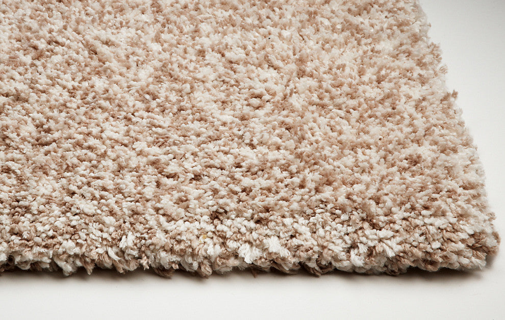 KAS Bliss 1580 Ivory Heather Shag Area Rug, 8' x 11'