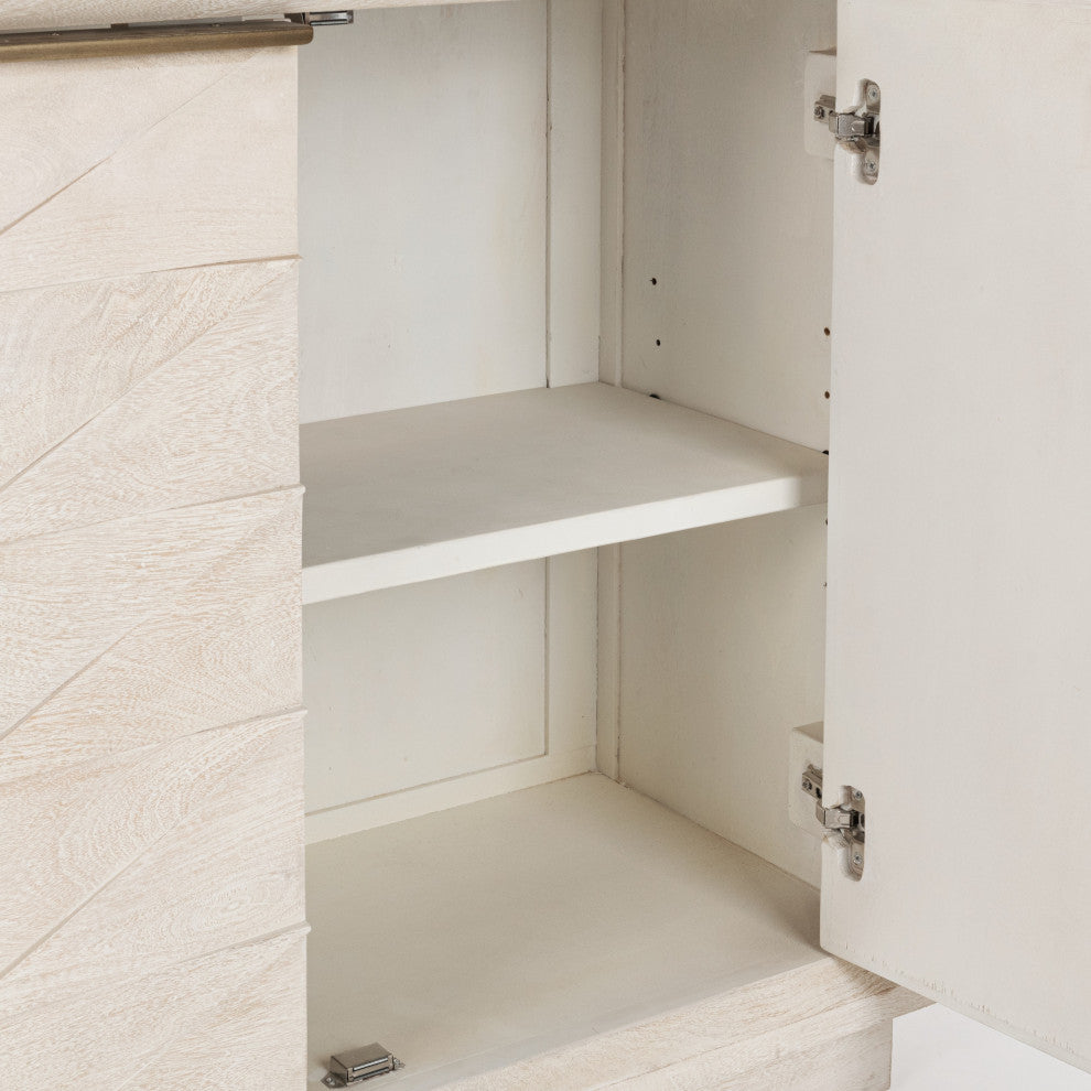 Marvin Mango Wood Sideboard Buffet, 2-Door