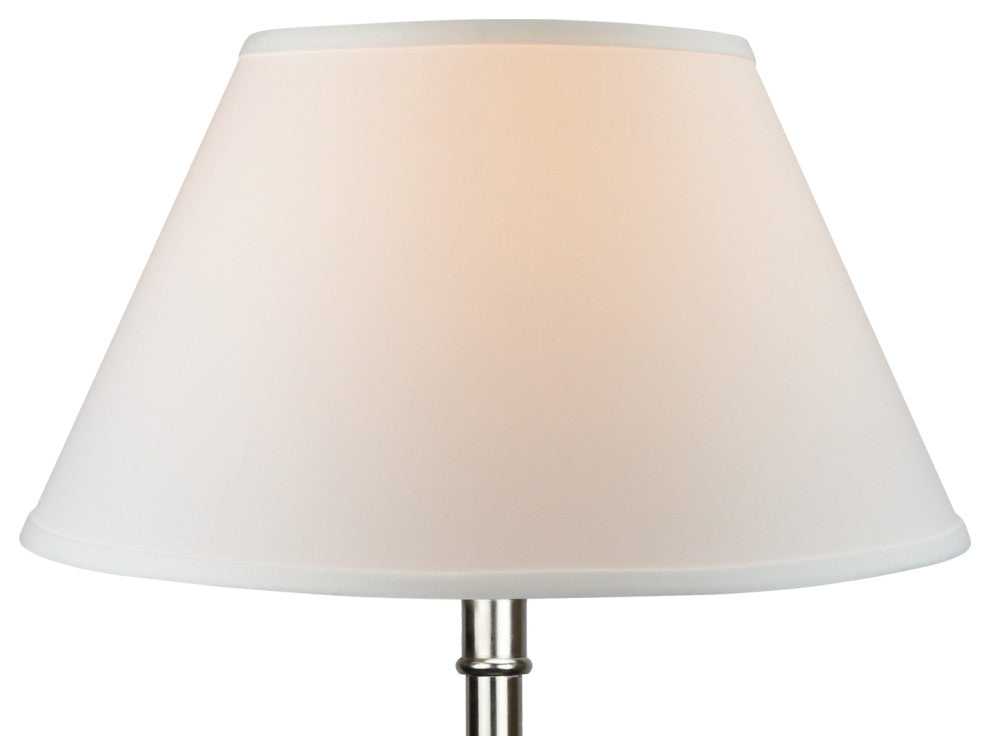 Fenchel Shades 10"x19"x11" Spider Attachment Empire Lamp Shade, Linen White