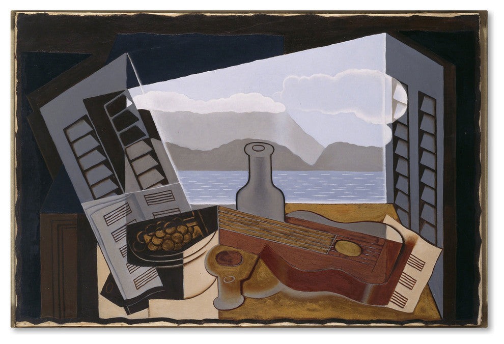 Juan Gris 'The Open Window' Canvas Art, 47 x 30
