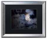 Jason Shaffer 'Supermoon ' Matted Framed Art, Silver Frame, Black Mat, 20x16