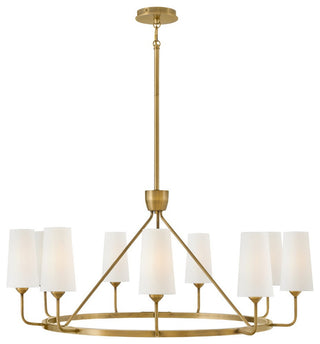 Lewis LED Pendant, Heritage Brass