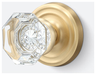 Torrey Dummy Knob, Satin Brass