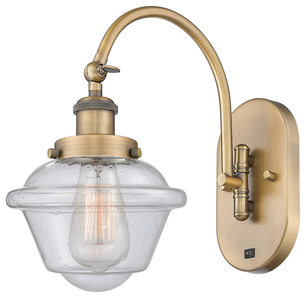 Innovations 918-1W-BB-G534-LED 1-Light Sconce, Brushed Brass