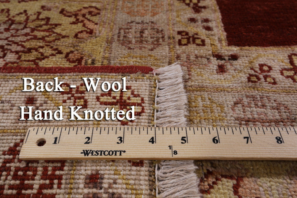 6' 3" X 7' 5" Chobi Peshawar Hand Knotted Wool Rug H9840