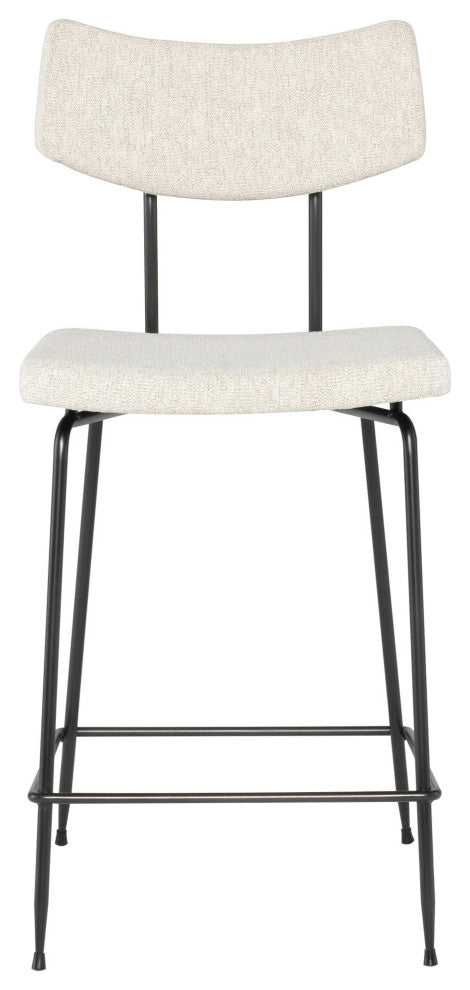Soli Shell Fabric Counter Stool