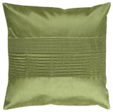 Solid Pleated Pillow 18x18x4, Down Fill
