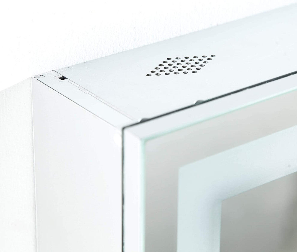 Dyconn Faucet Edison Tri-color LED Bluetooth Dual Door Cabinet Mirror